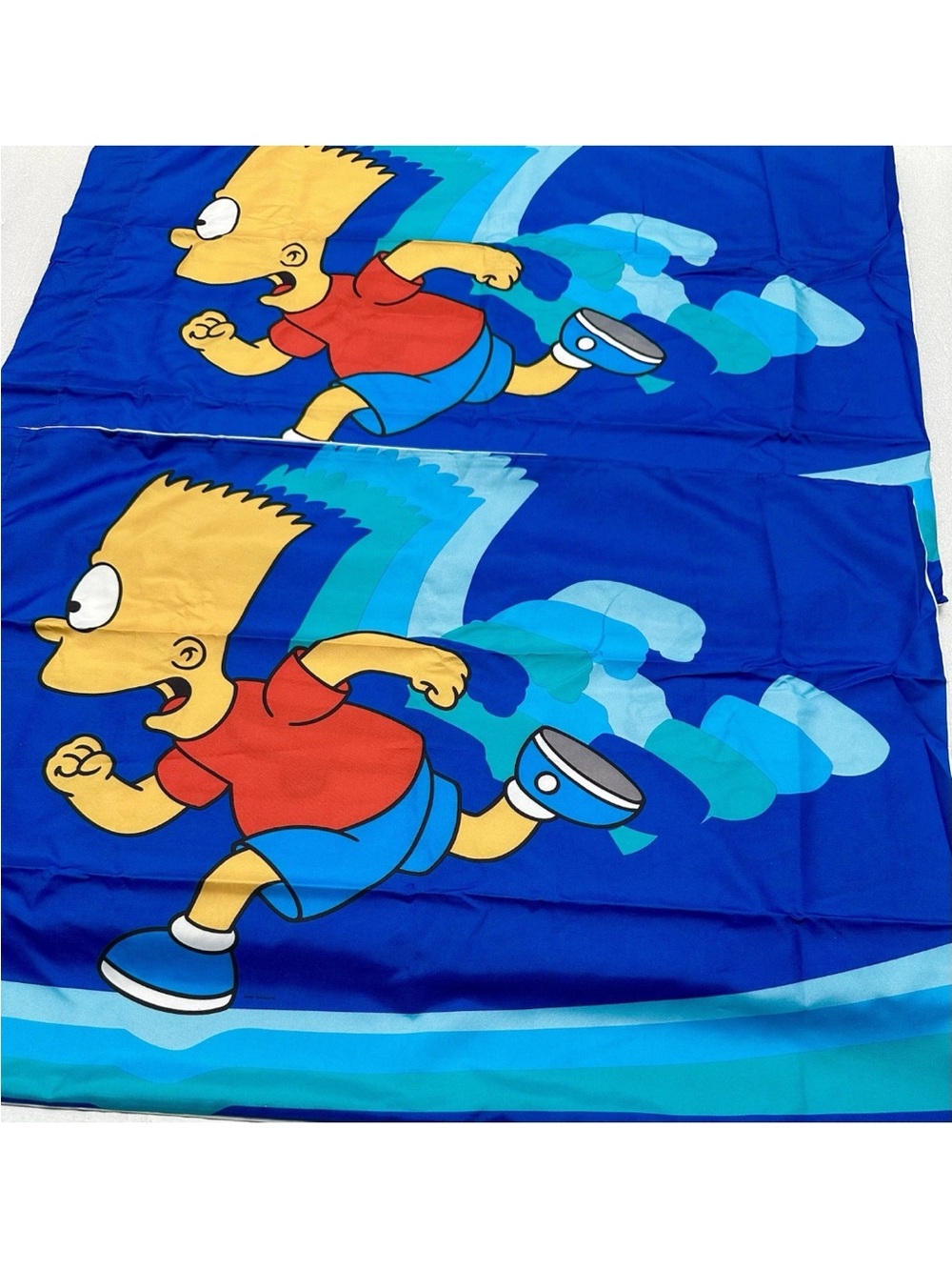 NEW Bart Simpson TWO Pillow Cases - Rare HTF- The Simpson’s Jay Franco Bedding